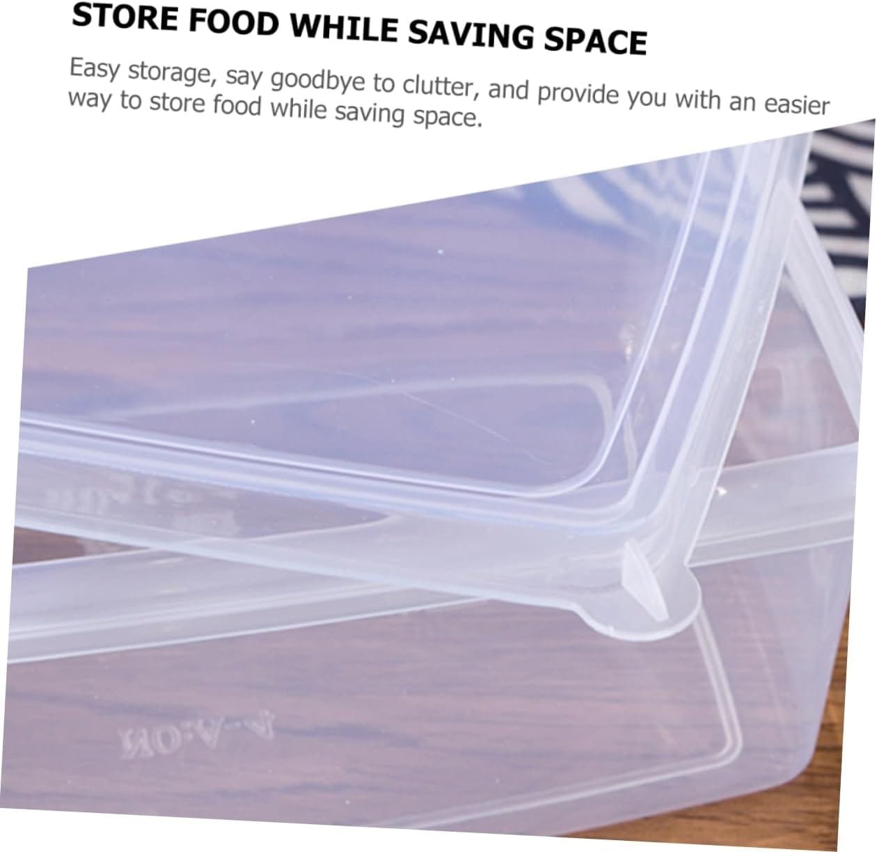 DEARMAMY 18 Pcs Plastic Storage Box Convenient Food Container Fridge Mini Storage Bins Compact Food Container Fridge Drawer Reusable Food Container Refrigerator Supplies Household re-usable