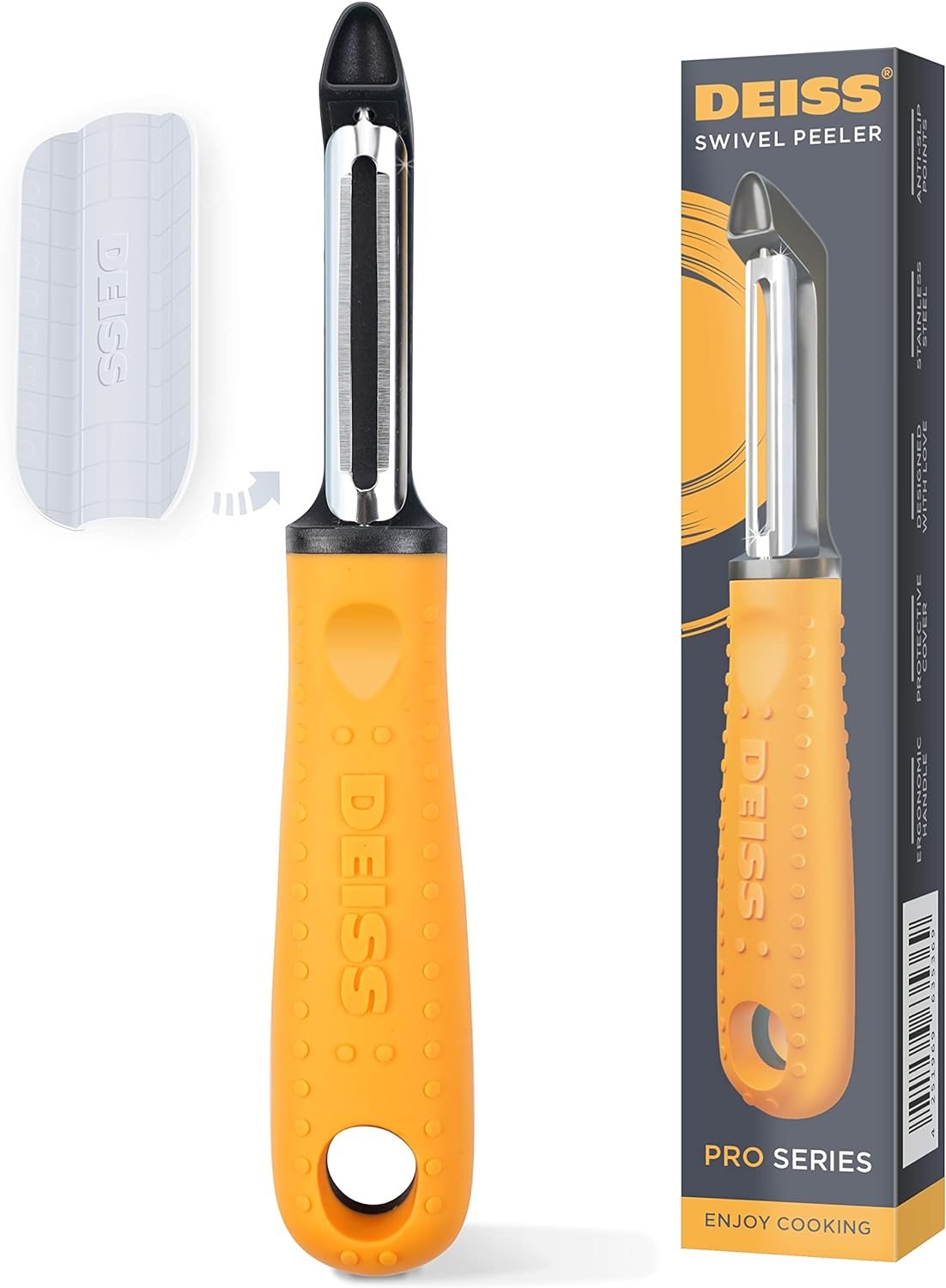 Deiss PRO Swivel Vegetable Peeler Review post thumbnail image