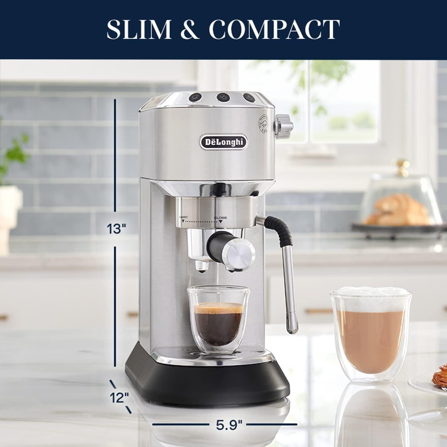 DeLonghi EC885M Dedica Arte Espresso Machine,35 Fluid Ounces DeLonghi EC885M Dedica Arte Espresso Machine,35 Fluid Ounces