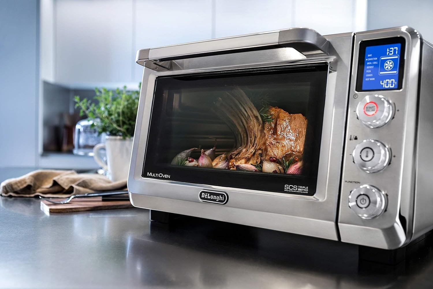 DeLonghi Livenza 0.8 cu ft. Stainless Steel Digital True European Convection Oven