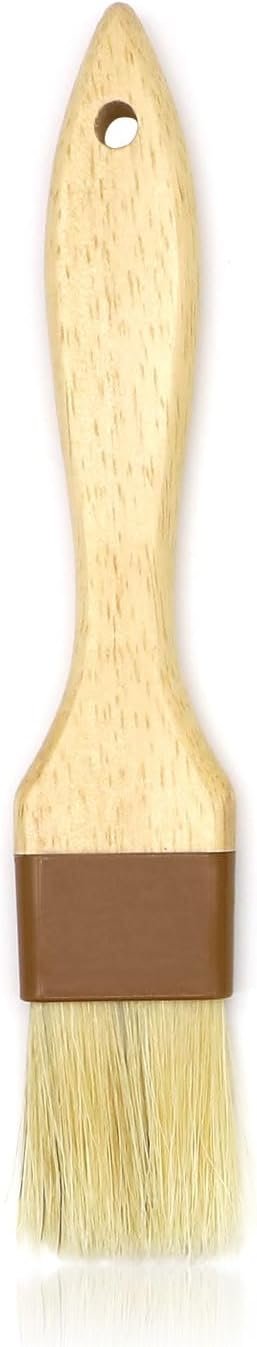 Dohia Pastry Basting Brushes BBQ Brush Oil Brushes Boar Bristle Brushes Basting Brush Kitchen Brush for Oil Egg Spread Marinade Sauce D2-SKZMS (Small)