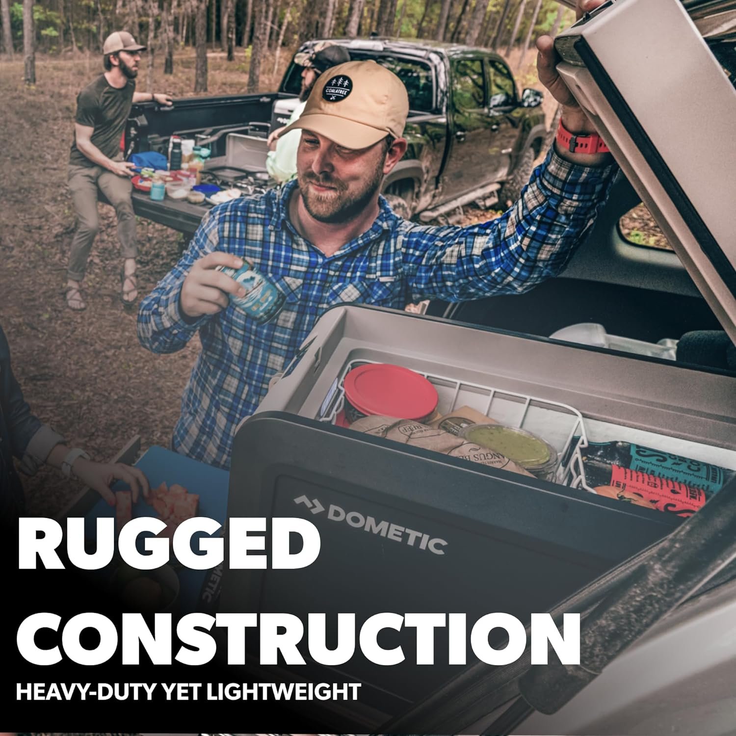 DOMETIC CFX3 25-Liter Portable Refrigerator and Freezer, Powered by AC/DC or Solar