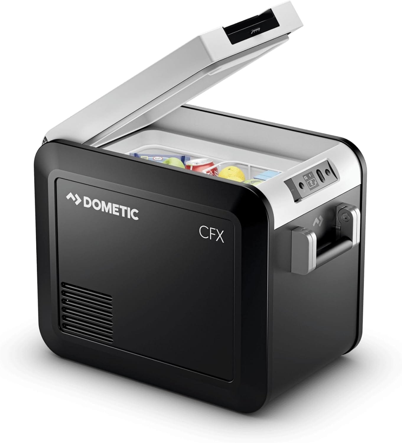 DOMETIC CFX3 25-Liter Portable Refrigerator and Freezer, Powered by AC/DC or Solar