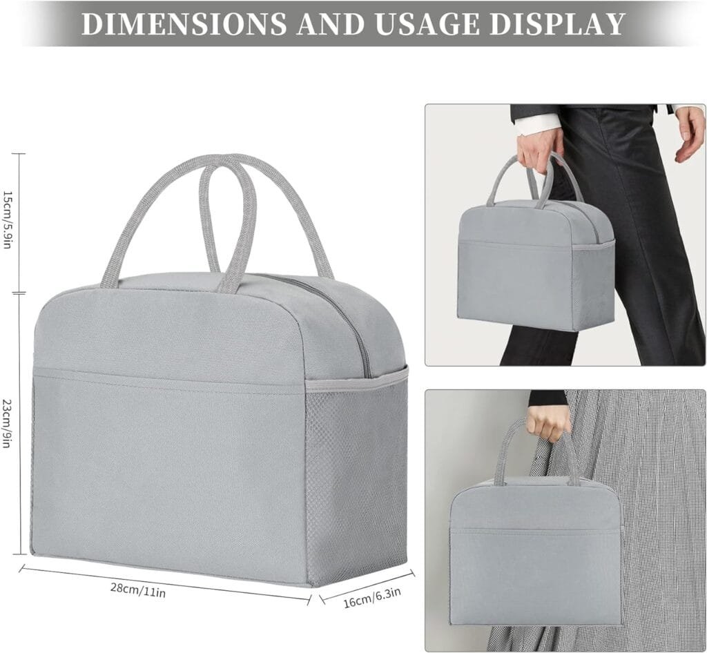 douyadady Lunch Bag Women Lunch Box Lunch Bag Lunch Box For Women Lunch Bags For Women (black)