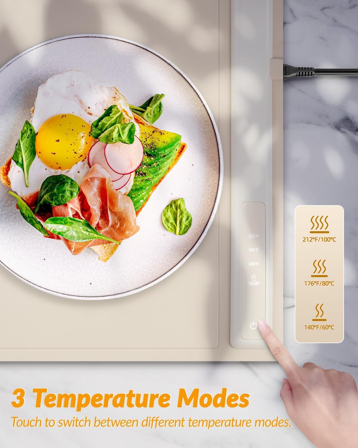 Electric Warming Trays for Food, Foldable  Portable Warming Tray with Silicone Nano-Material, Full-surface Heating Mat with Adjustable Temperature, Versatile Food Warmers for Buffets Party, Daily Use Electric Warming Trays for Food, Foldable  Portable Warming Tray with Silicone Nano-Material, Full-surface Heating Mat with Adjustable Temperature, Versatile Food Warmers for Buffets Party, Daily Use