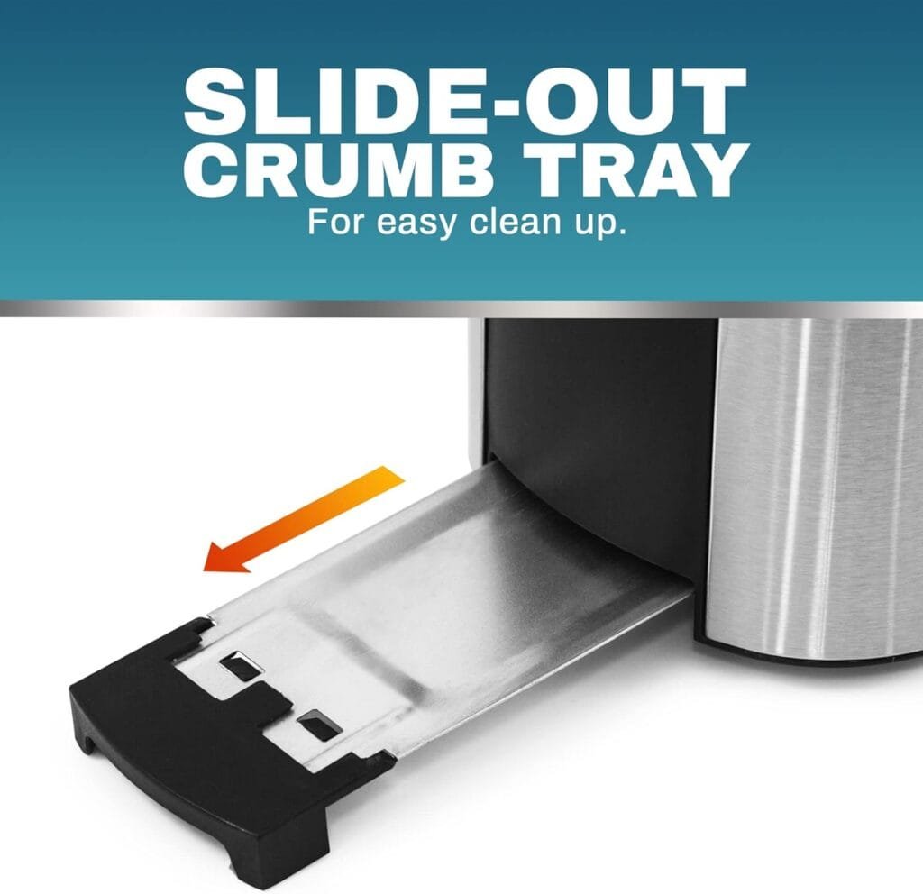 Elite Gourmet ECT1027B Cool Touch Toaster with 6 Temperature Settings Extra Wide 1.25 Slots for Bagels, Waffles, Specialty Breads, Puff Pastry, Snacks, ETL Certified, 2 Slices, Black Elite Gourmet ECT1027B Cool Touch Toaster with 6 Temperature Settings Extra Wide 1.25 Slots for Bagels, Waffles, Specialty Breads, Puff Pastry, Snacks, ETL Certified, 2 Slices, Black