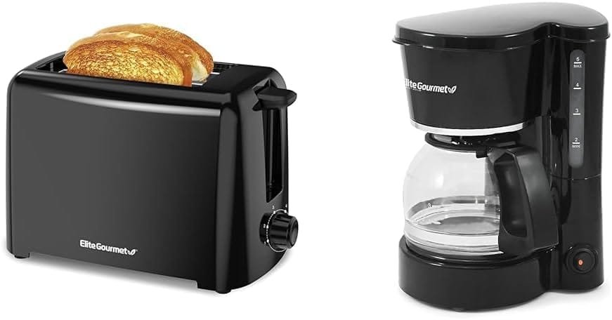 Elite Gourmet ECT1027B Cool Touch Toaster with 6 Temperature Settings Extra Wide 1.25 Slots for Bagels, Waffles, Specialty Breads, Puff Pastry, Snacks, ETL Certified, 2 Slices, Black Elite Gourmet ECT1027B Cool Touch Toaster with 6 Temperature Settings Extra Wide 1.25 Slots for Bagels, Waffles, Specialty Breads, Puff Pastry, Snacks, ETL Certified, 2 Slices, Black