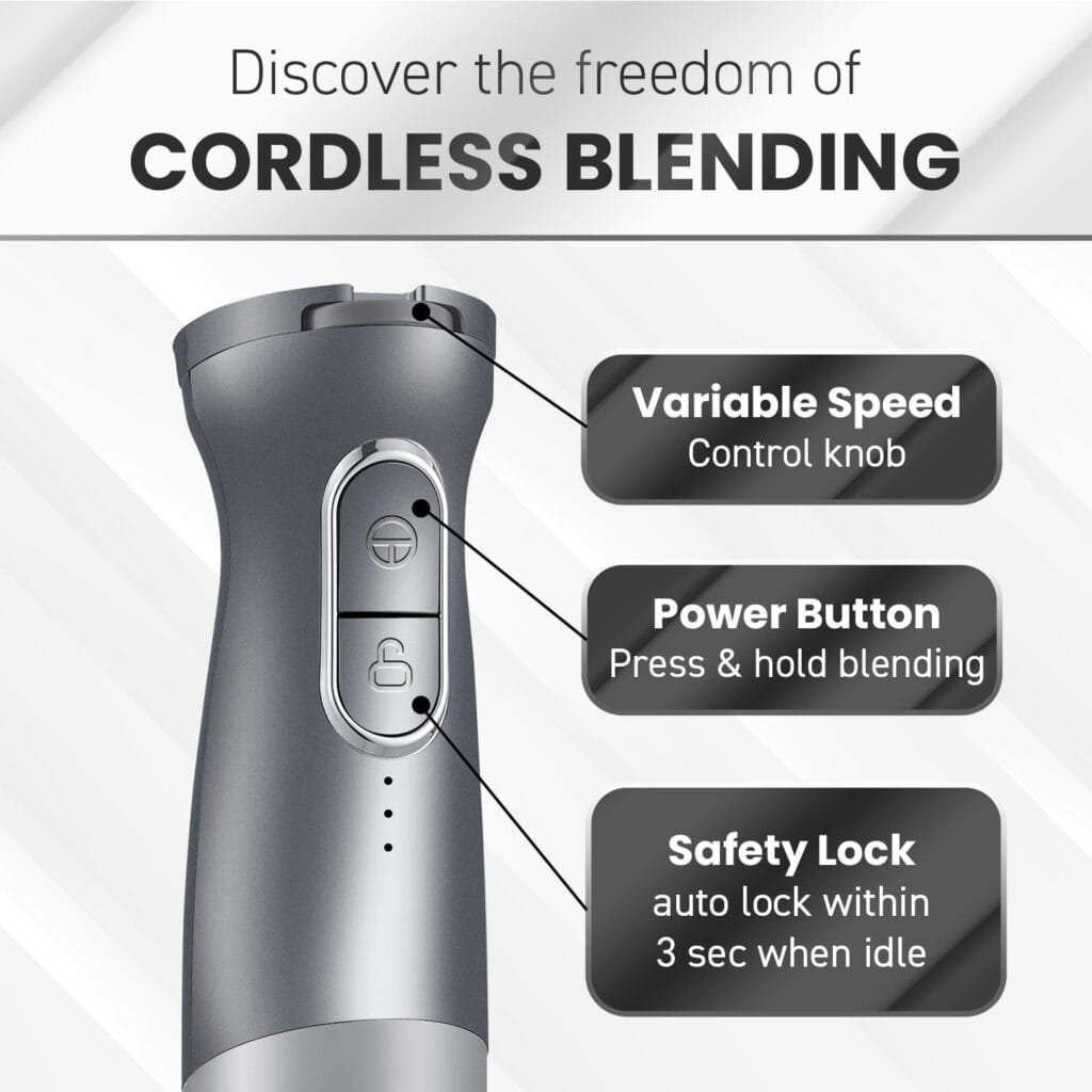 Elite Gourmet EHB1015 Immersion Hand Blender 500 Watts 2 Speed Mixing with Stainless Steel Blades, Detachable Wand Stick Mixer, Smoothies, Baby Food, Soup, Black Elite Gourmet EHB1015 Immersion Hand Blender 500 Watts 2 Speed Mixing with Stainless Steel Blades, Detachable Wand Stick Mixer, Smoothies, Baby Food, Soup, Black