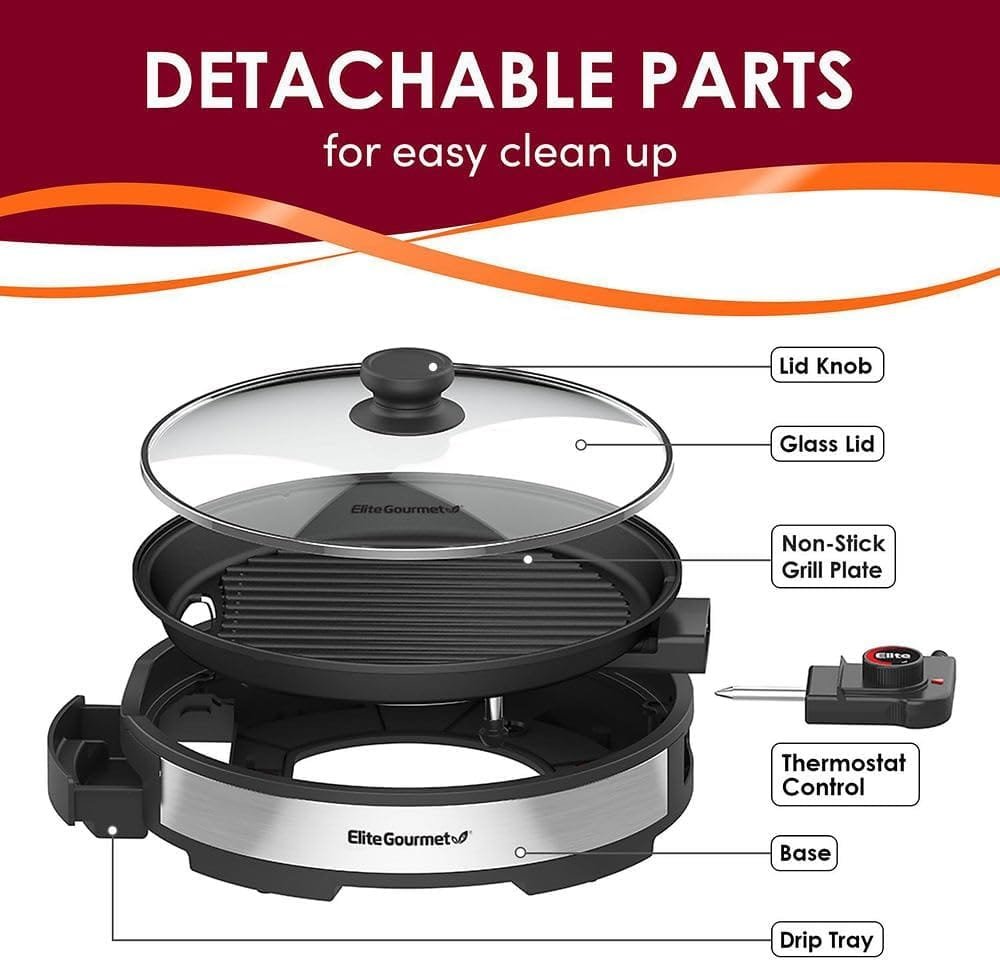 elite-gourmet-epn160-multifunctional-compact-electric-panini-press-contact-grill-180-flat-grill-lightweight-floating-top - Cooking Appliance World