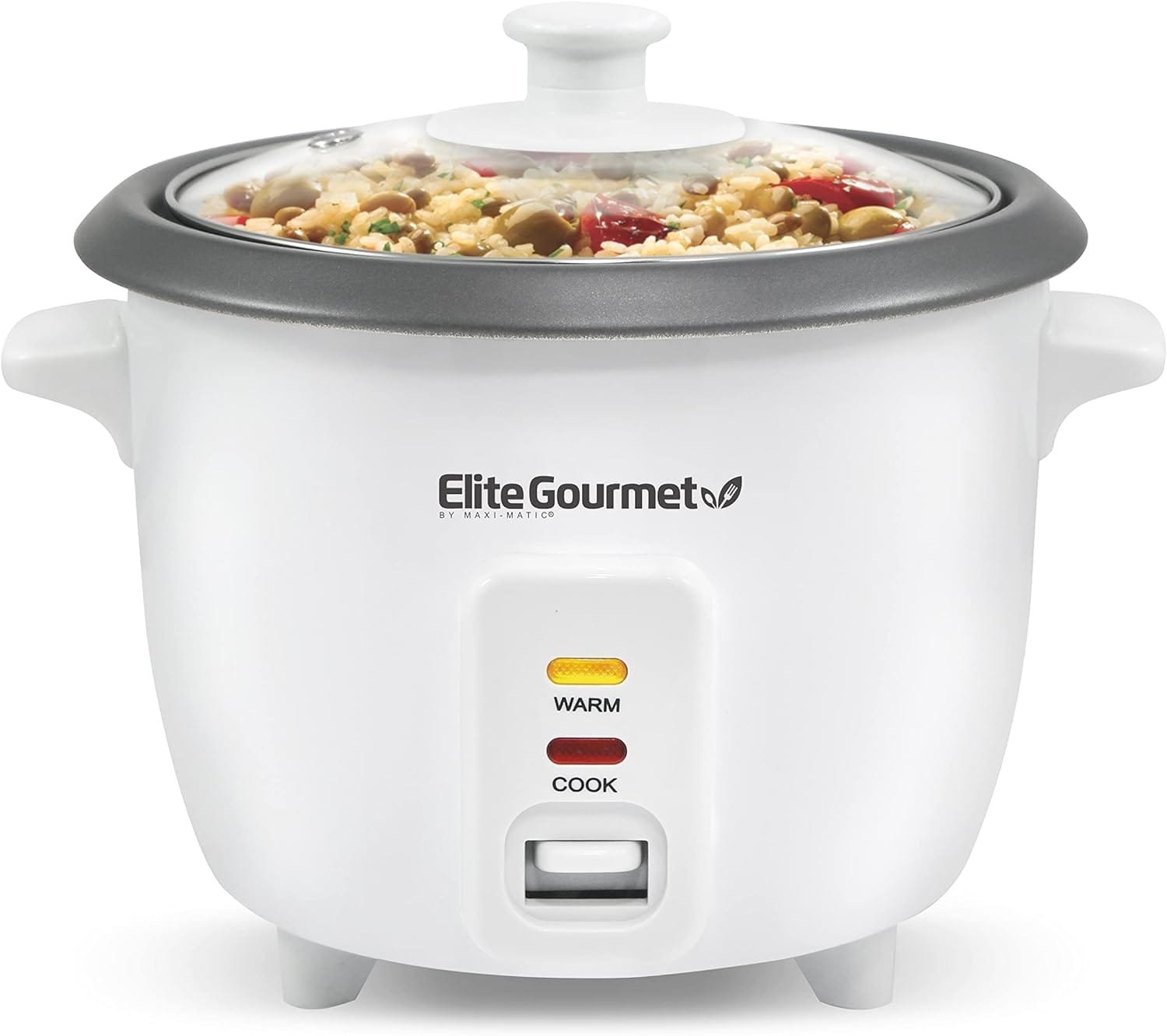 Elite Gourmet ERC2010B# Electric 10 Cup Rice Cooker with 304 Surgical Grade Stainless Steel Inner Pot Makes Soups, Stews, Grains, Cereals, Keep Warm Feature, cups cooked (5 Cups uncooked), Black