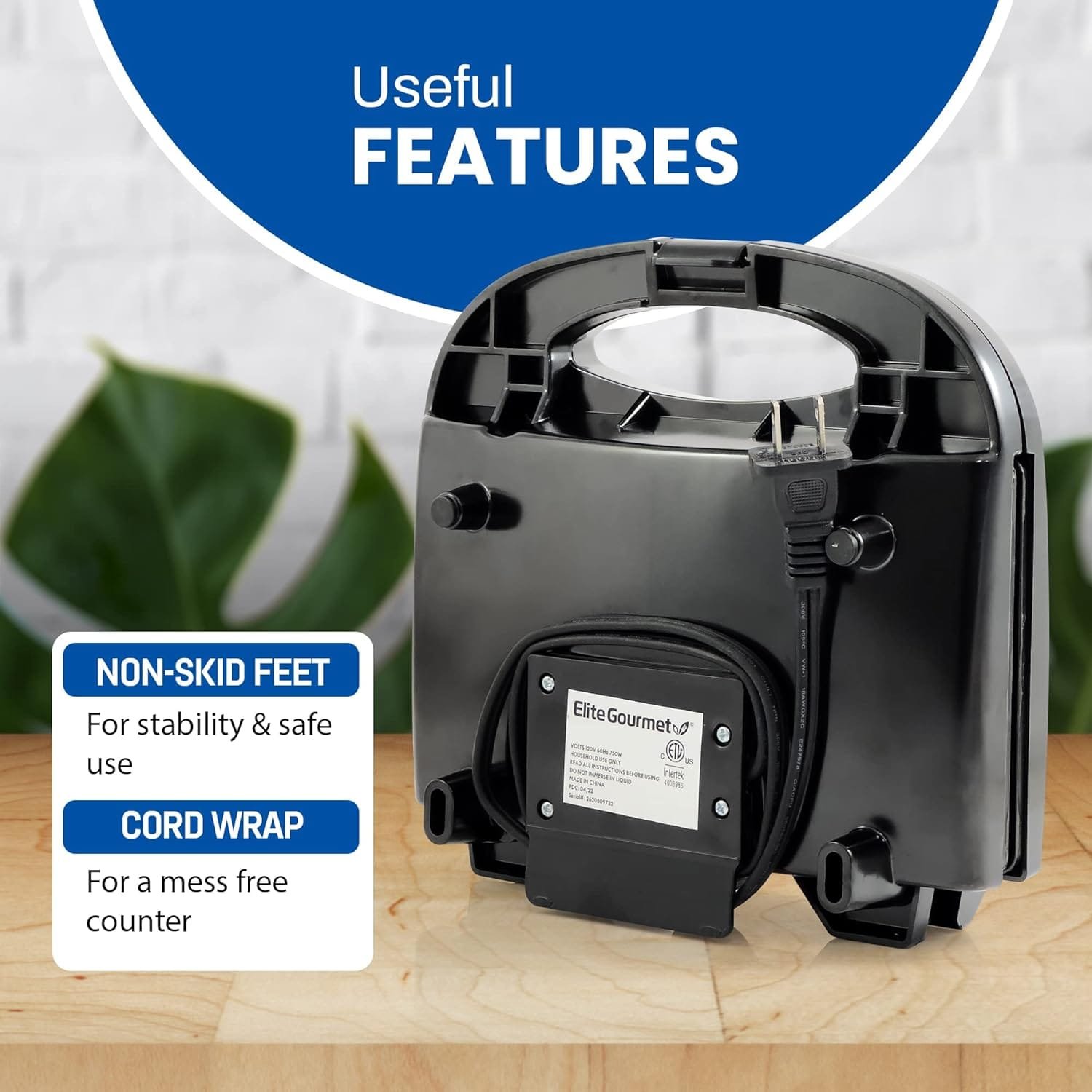 Elite Gourmet EWM-2207# Electric Non-Stick Belgian Waffle Maker Iron, Breakfast, Sandwiches, Snacks, Burgers and more, 2-Slice, Black Elite Gourmet EWM-2207# Electric Non-Stick Belgian Waffle Maker Iron, Breakfast, Sandwiches, Snacks, Burgers and more, 2-Slice, Black