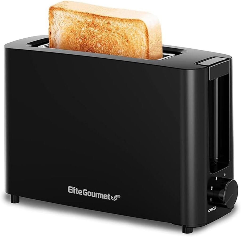 Elite Gourmet Long Slot 4 Slice Toaster, Reheat, 6 Toast Settings, Defrost, Cancel Functions, Built-in Warming Rack, Extra Wide Slots for Bagels Waffles Elite Gourmet Long Slot 4 Slice Toaster, Reheat, 6 Toast Settings, Defrost, Cancel Functions, Built-in Warming Rack, Extra Wide Slots for Bagels Waffles