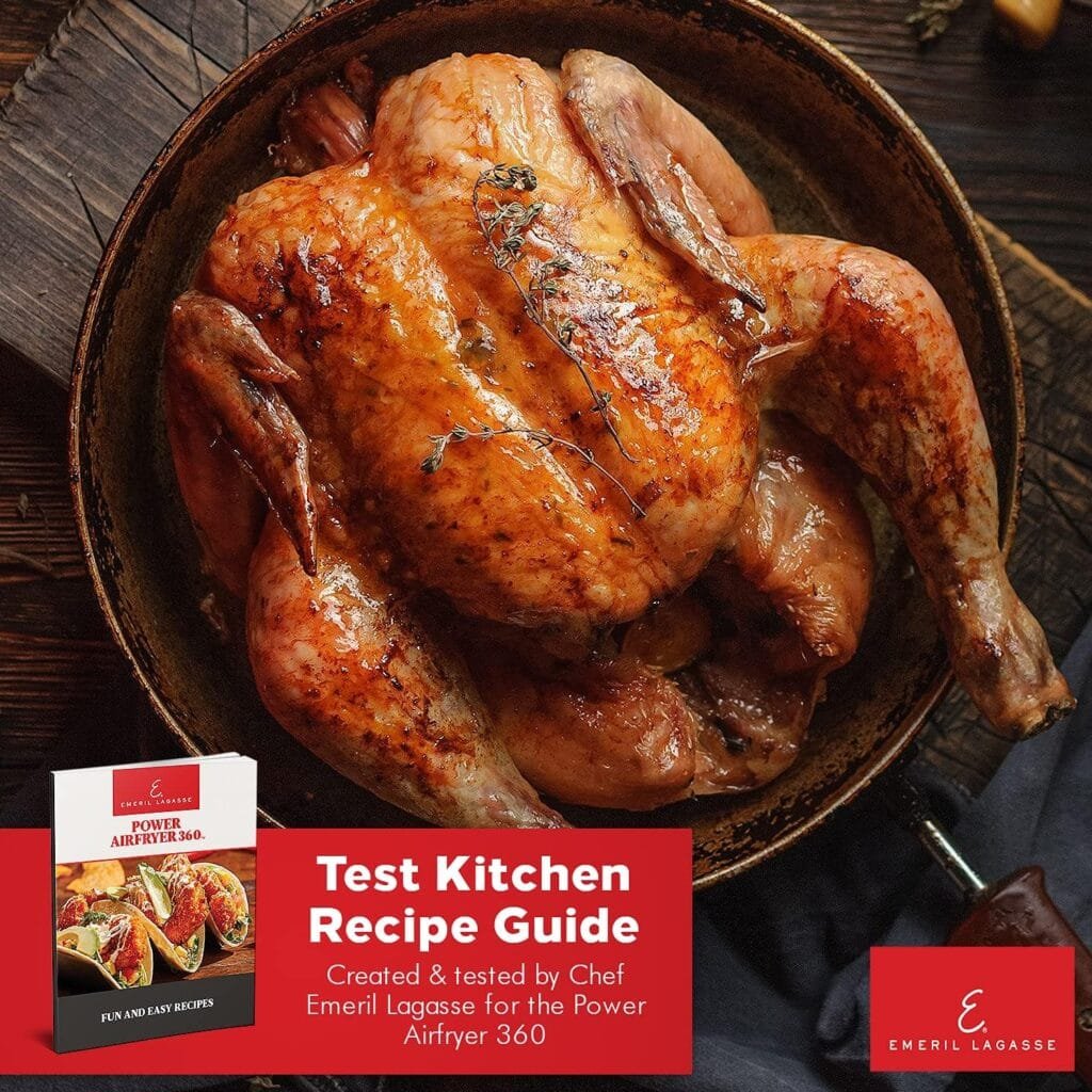 Emeril Lagasse Everyday 360 Air Fryer, 360° Quick Cook Technology, XL capacity,12 Pre-Set Cooking Functions including Bake, Rotisserie. Broil, Pizza, Slow Cook, Toaster and Much More, Stainless Steel Emeril Lagasse Everyday 360 Air Fryer, 360° Quick Cook Technology, XL capacity,12 Pre-Set Cooking Functions including Bake, Rotisserie. Broil, Pizza, Slow Cook, Toaster and Much More, Stainless Steel