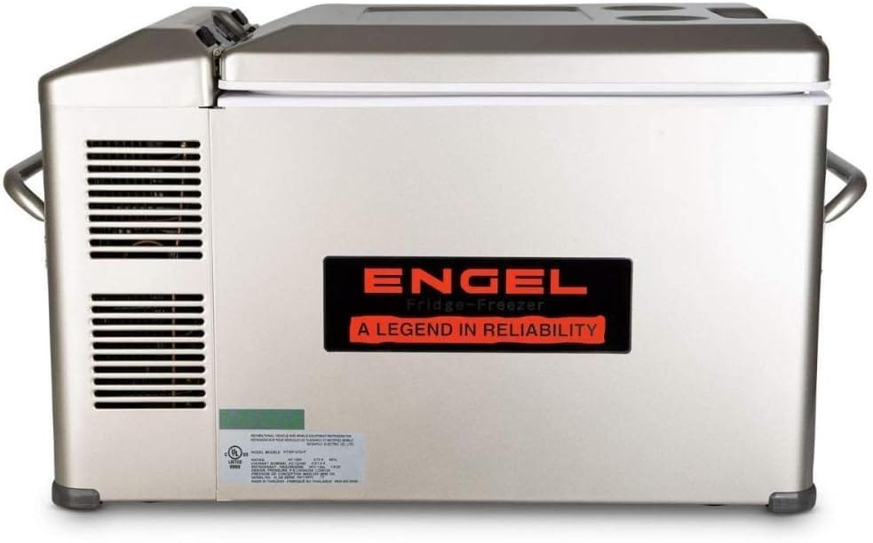 ENGEL MT35 34 Quart Platinum Series Portable Top Opening 12/24V DC - 110/120V AC Fridge-Freezer