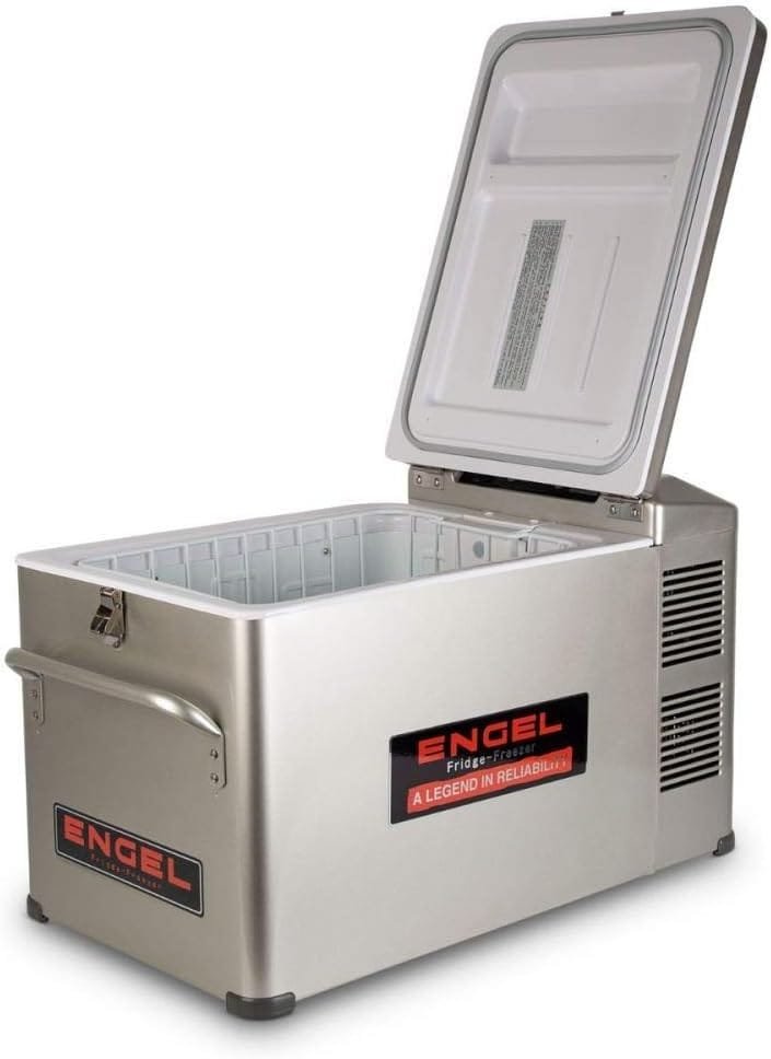 ENGEL MT35 34 Quart Platinum Series Portable Top Opening 12/24V DC - 110/120V AC Fridge-Freezer