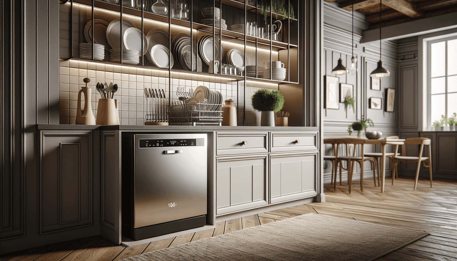 Equator 18Dishwasher Europe ADABuiltin 10 Place Sani Delay 1/2 Load 51dB 3.2gal (Stainless)