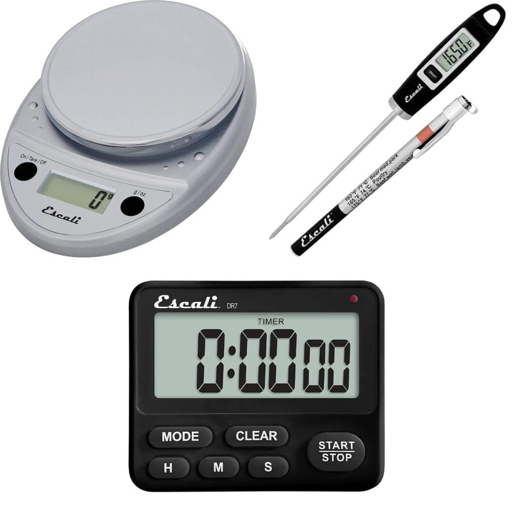 Escali Primo Digital Food Scale Multi-Functional Kitchen Scale and Baking Scale for Precise Weight Measuring and Portion Control, 8.5 x 6 x 1.5 inches, Chrome Escali Primo Digital Food Scale Multi-Functional Kitchen Scale and Baking Scale for Precise Weight Measuring and Portion Control, 8.5 x 6 x 1.5 inches, Chrome
