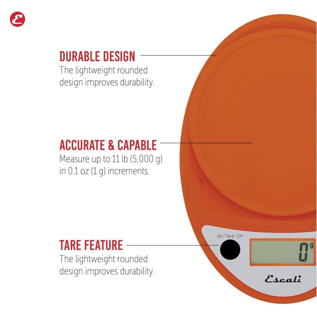 Escali Primo Digital Food Scale Multi-Functional Kitchen Scale and Baking Scale for Precise Weight Measuring and Portion Control, 8.5 x 6 x 1.5 inches, Chrome Escali Primo Digital Food Scale Multi-Functional Kitchen Scale and Baking Scale for Precise Weight Measuring and Portion Control, 8.5 x 6 x 1.5 inches, Chrome