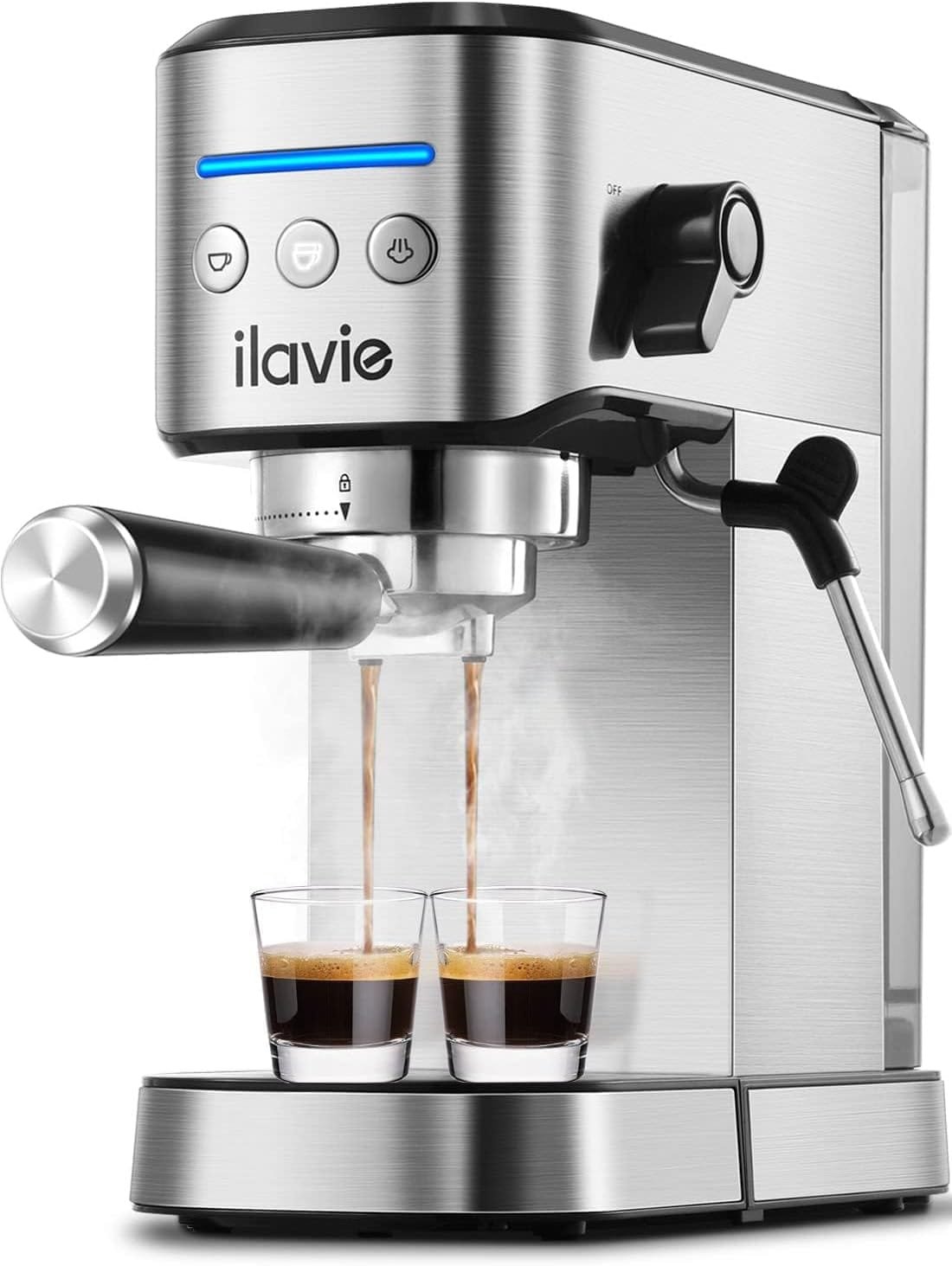 Espresso Machines with Steamer, 20 Bar Espresso and Cappuccino latte Maker, Espresso Machine Easy to Use Espresso Machines for Home Barista