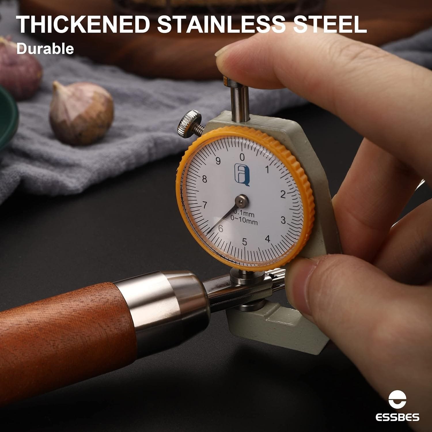 ESSBES Stainless Steel Wooden Handle Whisk - Home Kitchen Whisk Multi Function Hand Whisk Non Stick Balloon Whisk Easy to Clean Suitable for Home Restaurant Stir Eggs, Cake Batter ESSBES Stainless Steel Wooden Handle Whisk - Home Kitchen Whisk Multi Function Hand Whisk Non Stick Balloon Whisk Easy to Clean Suitable for Home Restaurant Stir Eggs, Cake Batter