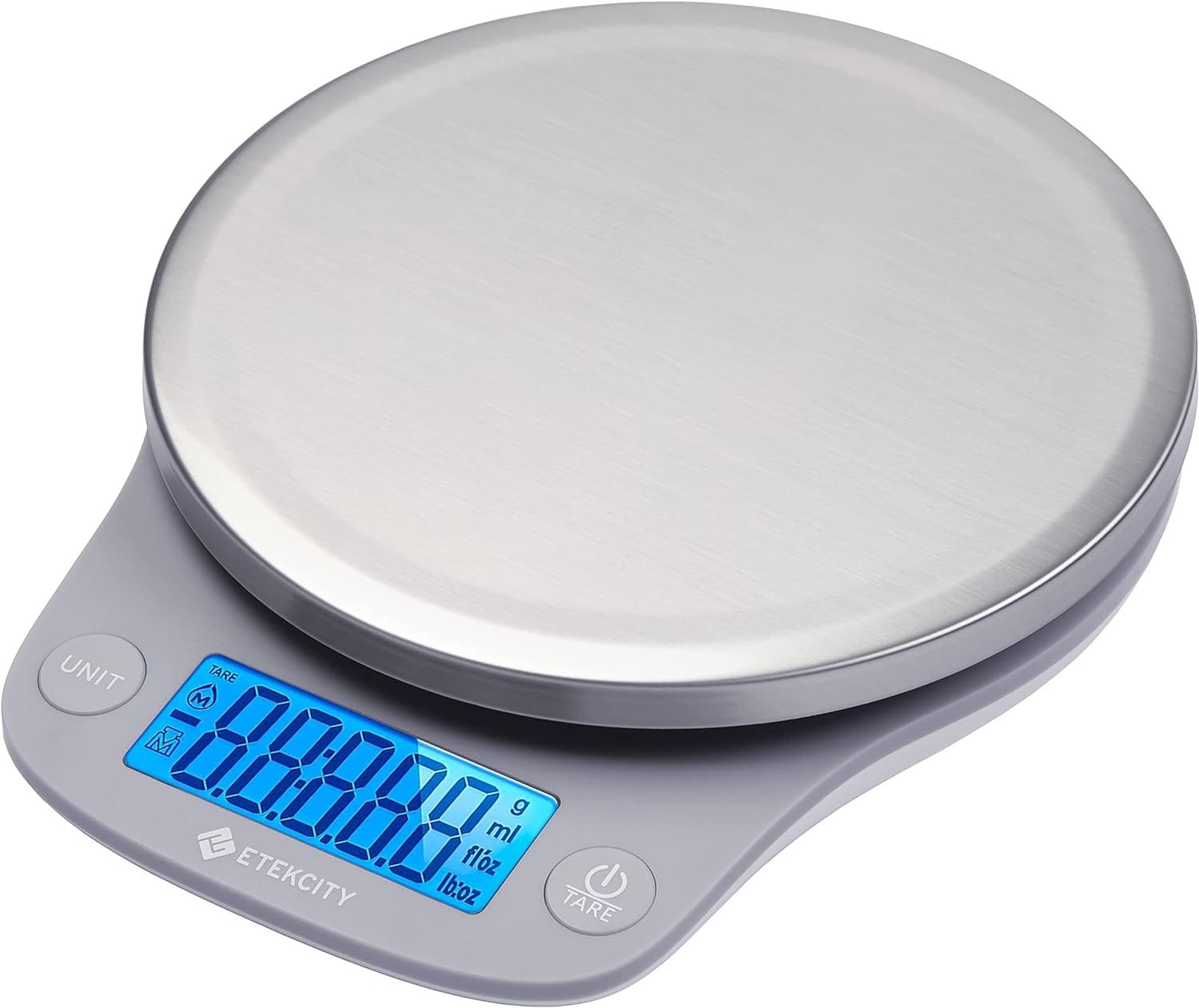 Etekcity 0.1g Food Kitchen Scale, Digital Ounces and Grams for Cooking, Baking, Meal Prep, Dieting, and Weight Loss 11lb/5kg 304 Stainless Steel