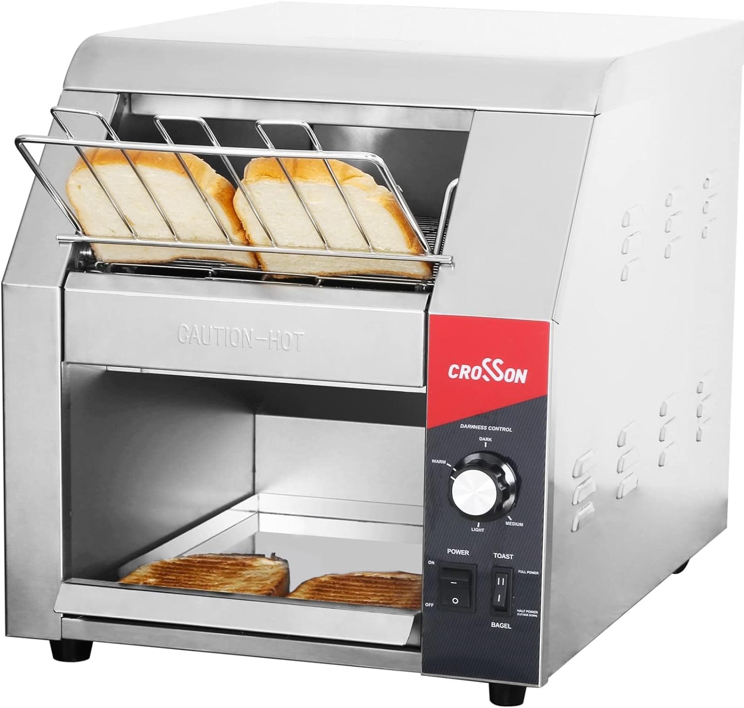 ETL Listed Conveyor Toaster 450PCS/Hour 10 Wideness With 3 Opening Heavy Duty Commercial Toaster for Cafes,Buffets, Restaurants and Coffee shops-120V,1800W ETL Listed Conveyor Toaster 450PCS/Hour 10 Wideness With 3 Opening Heavy Duty Commercial Toaster for Cafes,Buffets, Restaurants and Coffee shops-120V,1800W