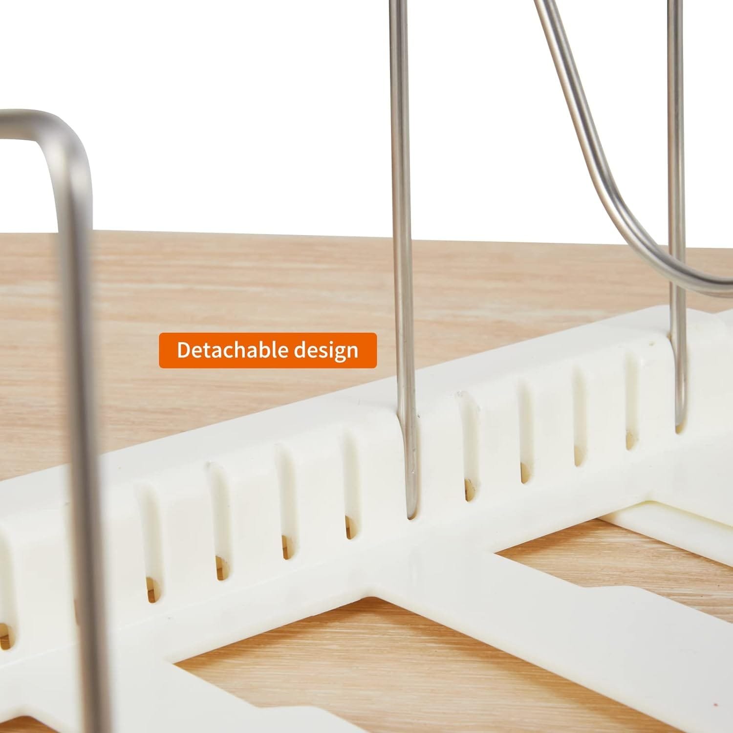 Expandable Pot and Pan Organizers Rack,Pot Lid Organizers,Pot racks,Pot holder,Stainless steel Adjustable Dividers,Pot Lid Holder,Kitchen Cabinet Organizer and Storage,12”-23.2” Wide (2)