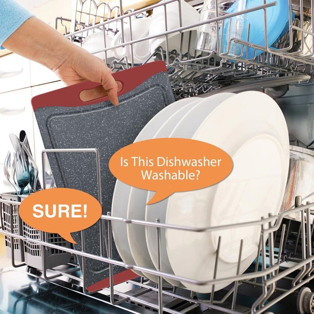 Extra Large Cutting Boards, Plastic Cutting Boards for Kitchen (Set of 3), Dark Grey Extra Large Cutting Boards, Plastic Cutting Boards for Kitchen (Set of 3), Dark Grey