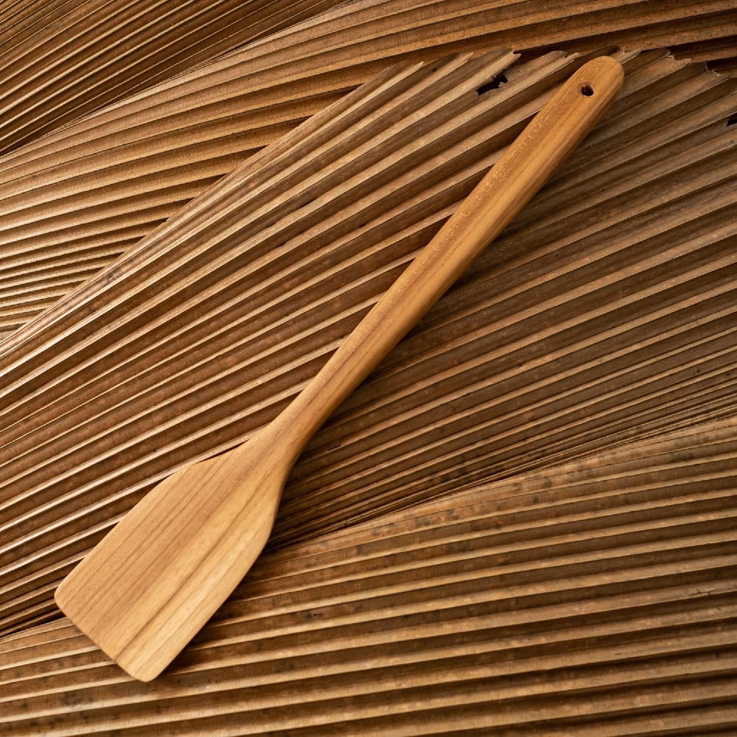 FAAY 18 Teak Long Wooden Spatula, Heavy Duty Stir Paddle for Cooking in Big Pot, Canning, Handcrafted from High Moist Resistance Teak, Wooden Spoon Flat for Brewing, Grill, Mixing, Stirring, Decor FAAY 18 Teak Long Wooden Spatula, Heavy Duty Stir Paddle for Cooking in Big Pot, Canning, Handcrafted from High Moist Resistance Teak, Wooden Spoon Flat for Brewing, Grill, Mixing, Stirring, Decor