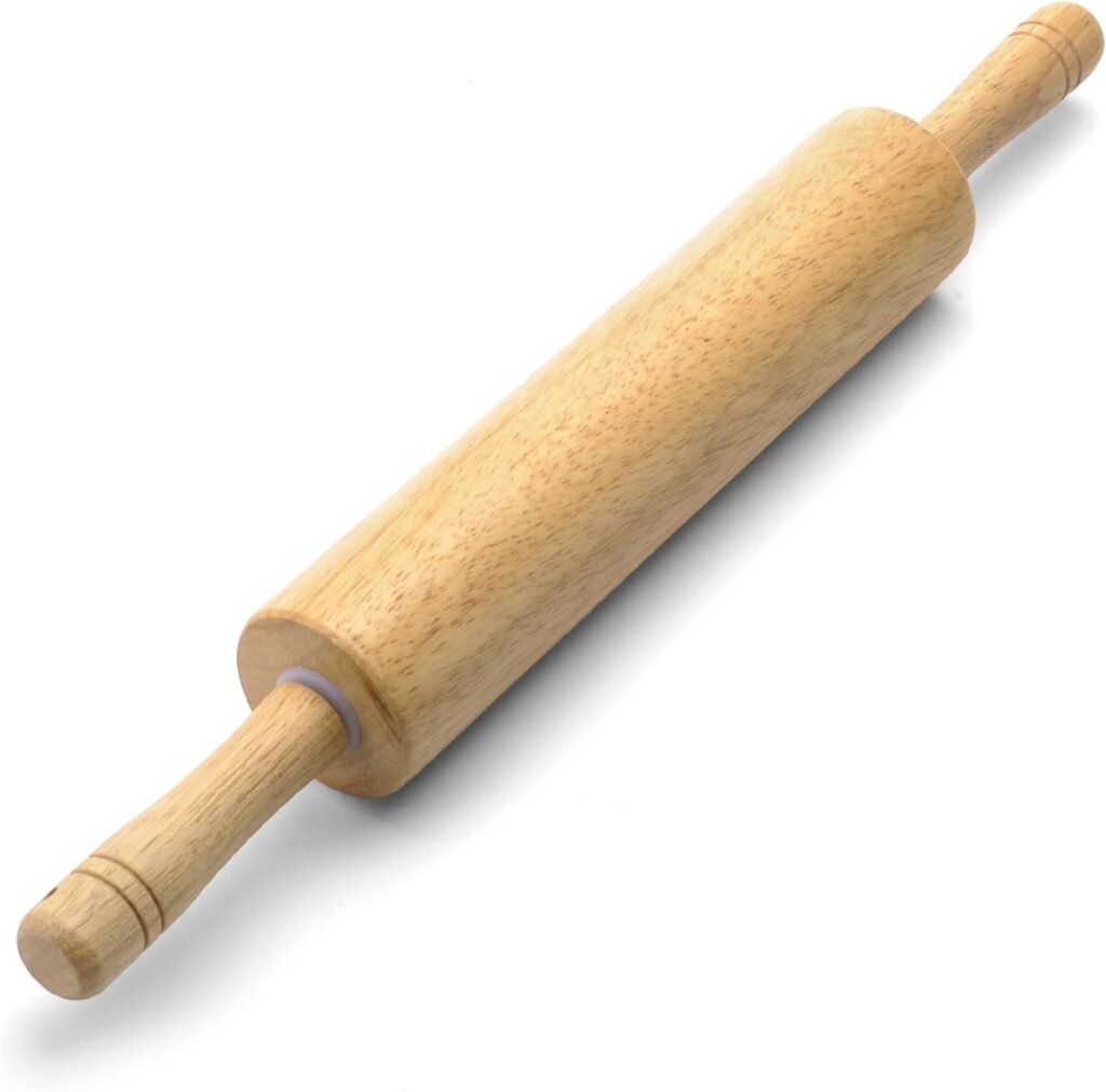 Farberware 5215807 Classic Wood Rolling Pin, 17.75-Inch, Natural