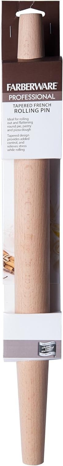 Farberware Professional French Wood Rolling Pin Farberware Professional French Wood Rolling Pin