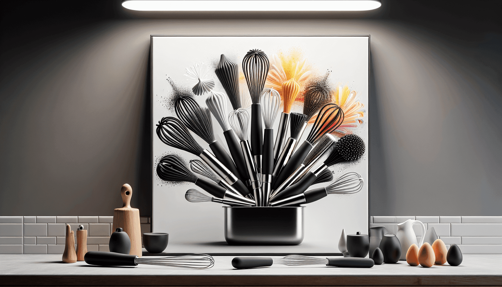 Farberware Professional Silicone Mini Whisks (Red, Set of 2)