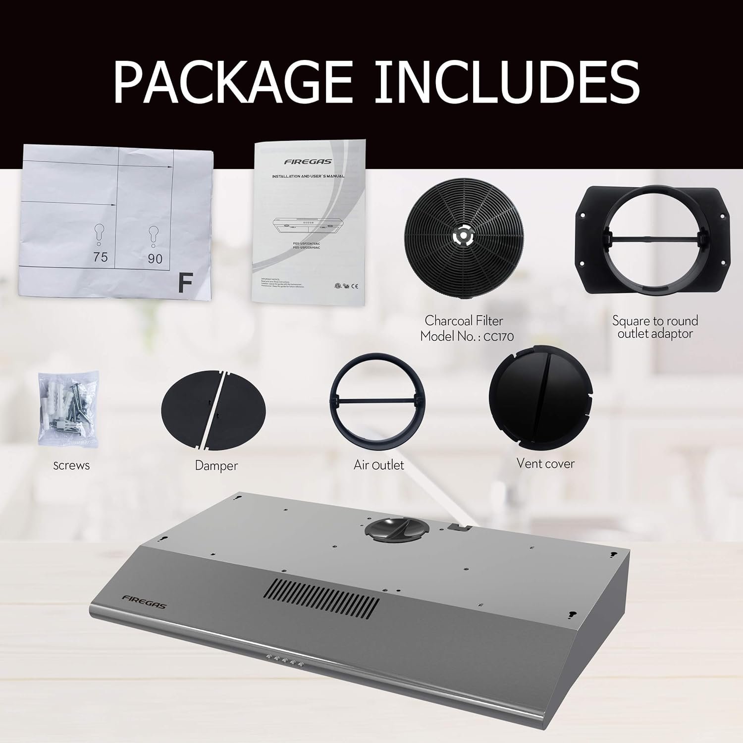 firegas-under-cabinet-range-hood-36-inch-with-ductedductless-convertible-slim-kitchen-stove-vent-hood-led-light-3-speed- - Cooking Appliance World