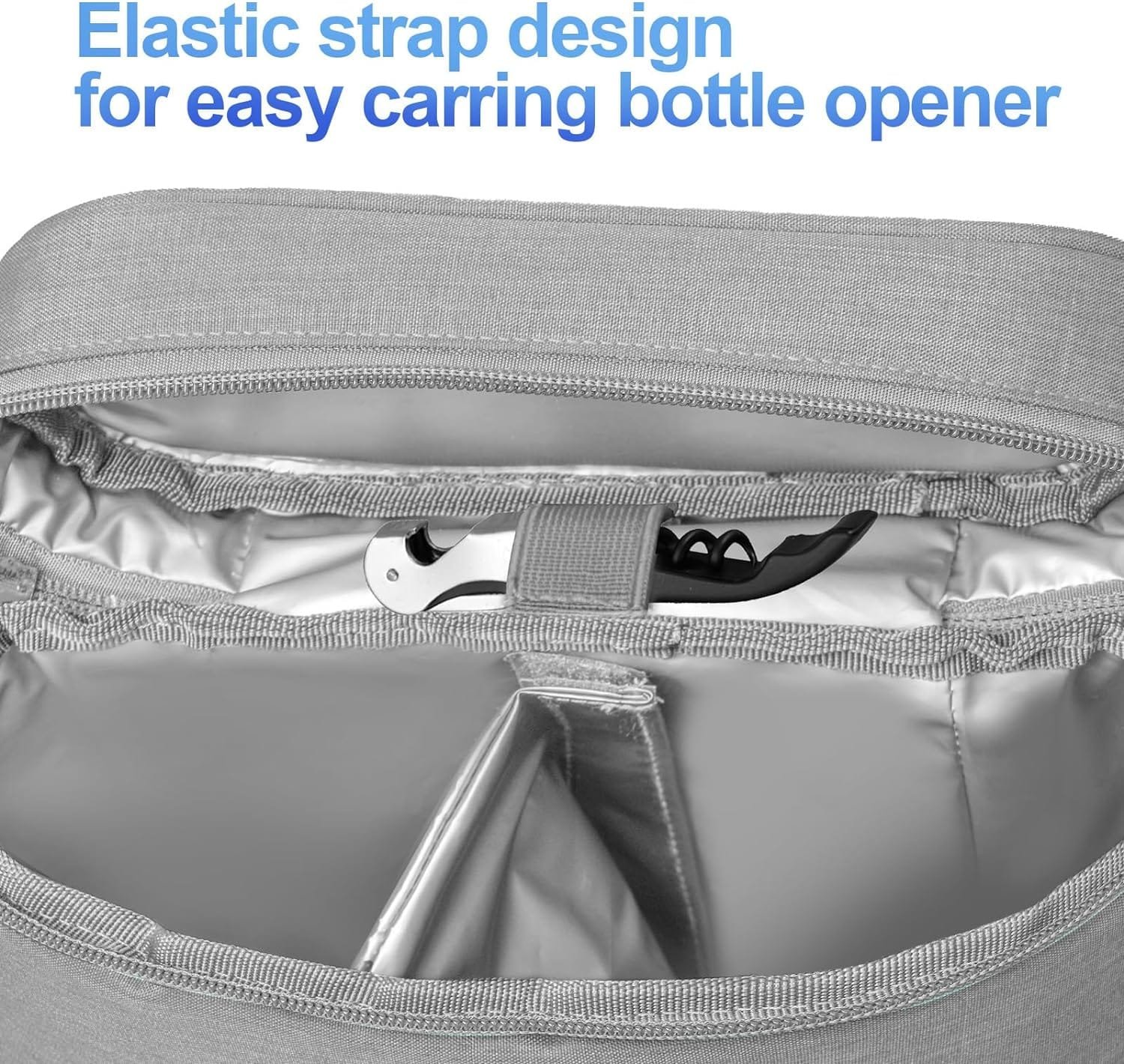 FOCHIER F 2 Bottle Wine Gift Bag, Insulated Wine Bottle Carrier Tote bag, Wine Cooler Bag for Travel, Picnic, Party, Dinner, Great Christmas Day Gift, Grey FOCHIER F 2 Bottle Wine Gift Bag, Insulated Wine Bottle Carrier Tote bag, Wine Cooler Bag for Travel, Picnic, Party, Dinner, Great Christmas Day Gift, Grey