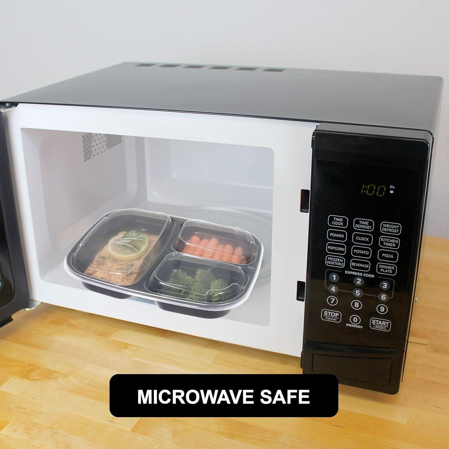 Freshware Meal Prep Containers [50 Pack] 1 Compartment Food Storage Containers with Lids, Bento Box, BPA Free, Stackable, Microwave/Dishwasher/Freezer Safe (16 oz)