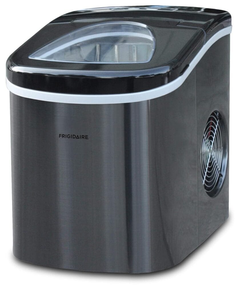 Frigidaire Countertop Ice Maker, Compact Machine, 26 lbs per day, Stainless Frigidaire Countertop Ice Maker, Compact Machine, 26 lbs per day, Stainless