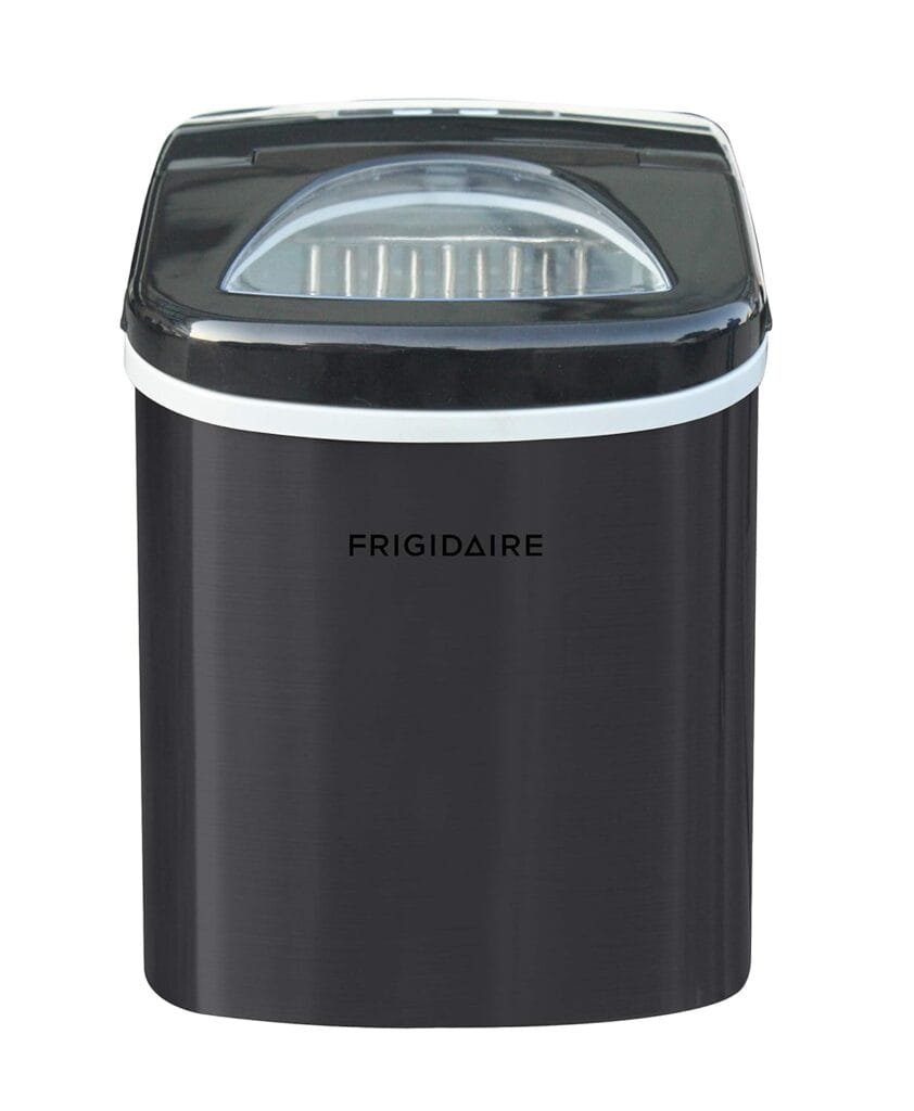 Frigidaire Countertop Ice Maker, Compact Machine, 26 lbs per day, Stainless Frigidaire Countertop Ice Maker, Compact Machine, 26 lbs per day, Stainless