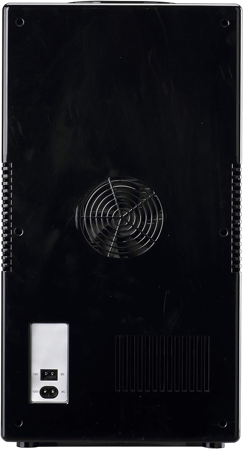 FRIGIDAIRE EFMIS567_AMZ 18 Can OR 4 Wine Bottle Retro Beverage Fridge, Temperature Control, Thermoelectric, FreonFree, Stainless