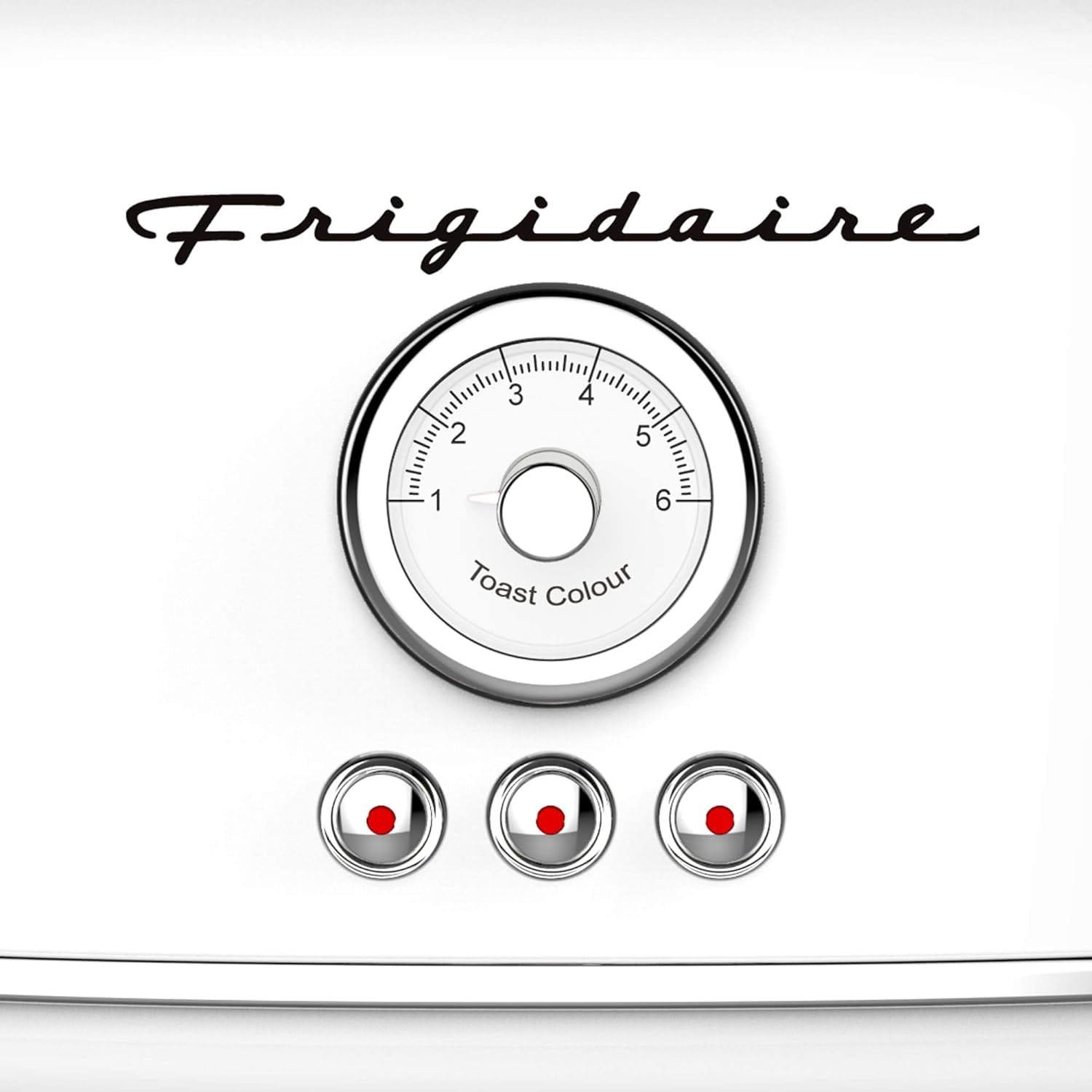 Frigidaire ETO102-WHITE, 2 Slice Toaster, Retro Style, Wide Slot for Bread, English Muffins, Croissants, and Bagels, 5 Adjustable Toast Settings, Cancel and Defrost, 900w, White Frigidaire ETO102-WHITE, 2 Slice Toaster, Retro Style, Wide Slot for Bread, English Muffins, Croissants, and Bagels, 5 Adjustable Toast Settings, Cancel and Defrost, 900w, White