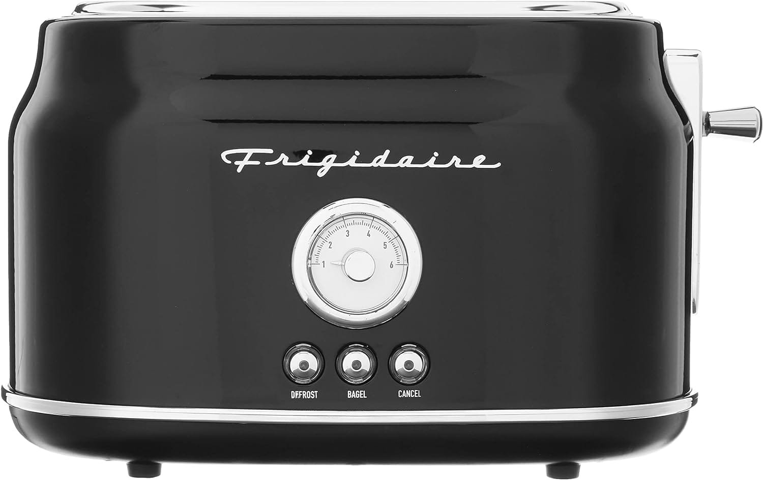 Frigidaire ETO102-WHITE, 2 Slice Toaster, Retro Style, Wide Slot for Bread, English Muffins, Croissants, and Bagels, 5 Adjustable Toast Settings, Cancel and Defrost, 900w, White Frigidaire ETO102-WHITE, 2 Slice Toaster, Retro Style, Wide Slot for Bread, English Muffins, Croissants, and Bagels, 5 Adjustable Toast Settings, Cancel and Defrost, 900w, White