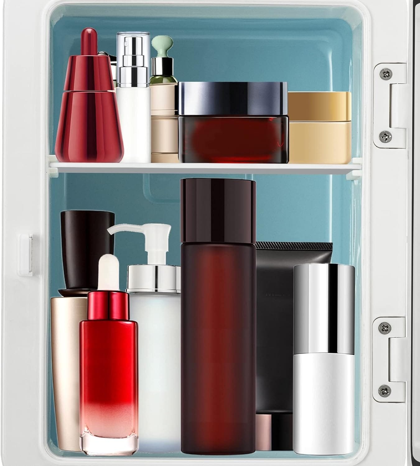 Frigidaire Mini Portable Compact Personal Fridge Cooler, 4 Liter Capacity Chills Six 12 oz Cans, 100% Freon-Free  Eco Friendly, Includes Plugs for Home Outlet  12V Car Charger – Black