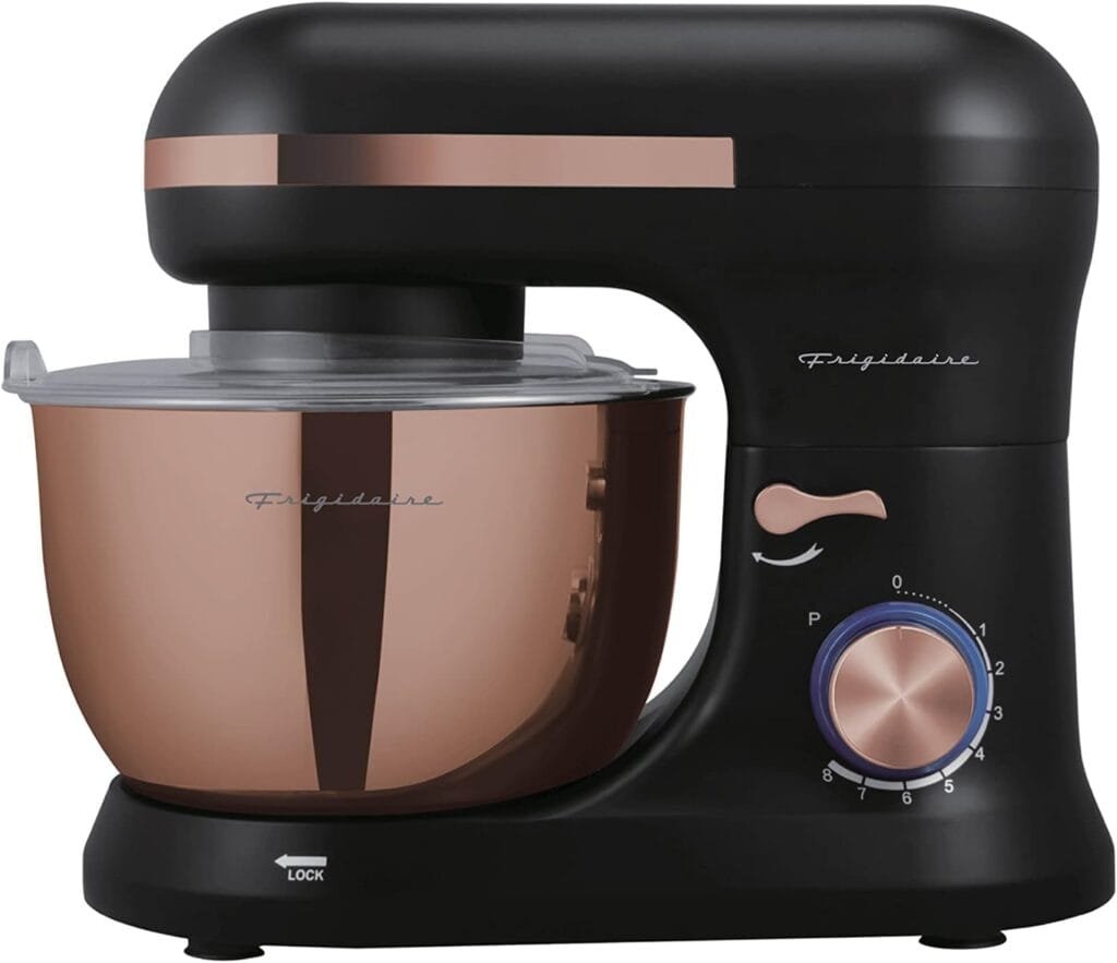 FRIGIDAIRE ReadyPrep™ 4.75 Quart Retro Stand Mixer (Rose Gold Bowl *SPECIAL EDITION*) FRIGIDAIRE ReadyPrep™ 4.75 Quart Retro Stand Mixer (Rose Gold Bowl *SPECIAL EDITION*)