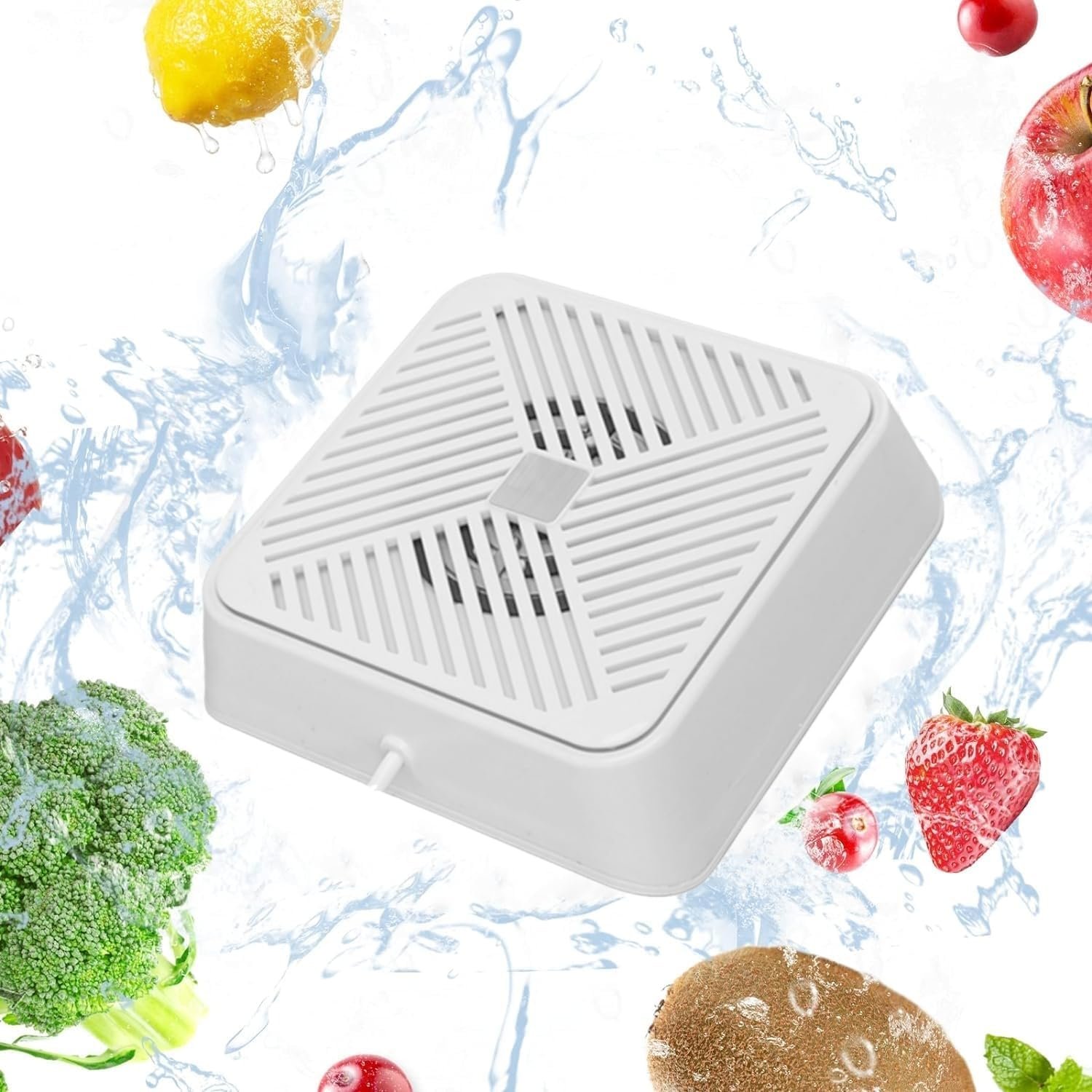 Fruit Vegetable Washing Machine,USB Portable Ultrasonic Electrolysis Fruit Purifier Fruit Cleaner Device Mini Dishwasher for Cleaning Fruit Vegetables Meat(White) Fruit Vegetable Washing Machine,USB Portable Ultrasonic Electrolysis Fruit Purifier Fruit Cleaner Device Mini Dishwasher for Cleaning Fruit Vegetables Meat(White)