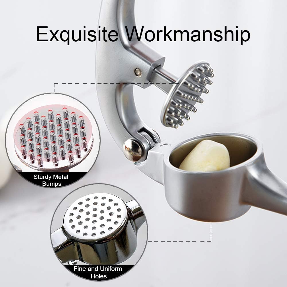 garlic-crusher-garlic-mincer-to-press-clove-and-smash-ginger-handheld-zinc-alloy-rust-proof-tool-for-kitchen - Cooking Appliance World