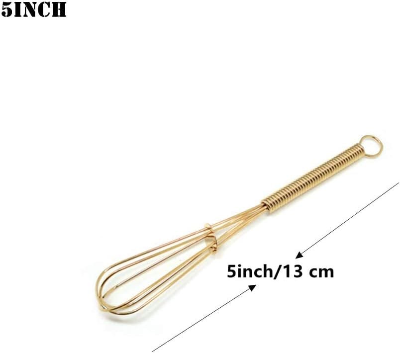 GEPOR Mini Whisks 5 inch 4Pcs Gold GEPOR Mini Whisks 5 inch 4Pcs Gold
