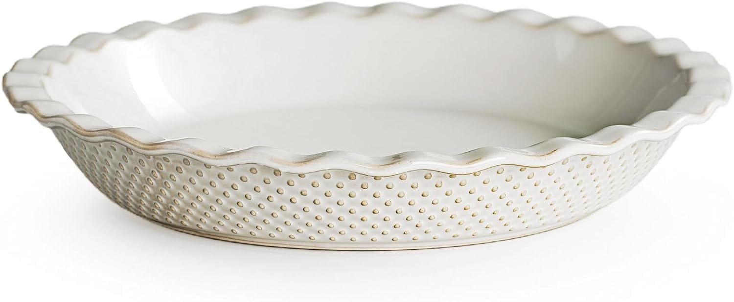 getstar-ceramic-pie-pan-9-inch-pie-dish-for-baking-non-stick-oven-dishwasher-safe-farmhouse-decor-quiche-baking-dish-pie - Cooking Appliance World