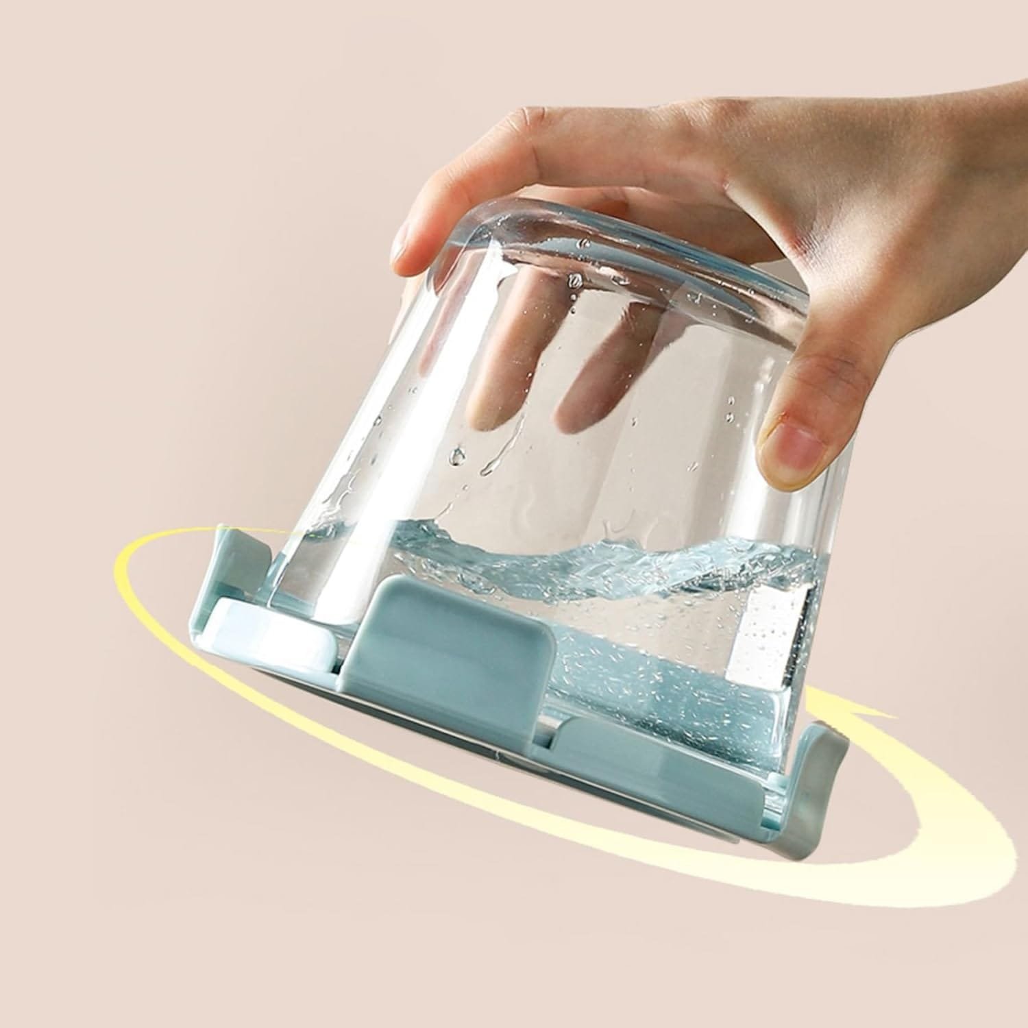 Glass Food Storage Containers, 21 oz Glass Soup Containers with Lids, Meal Prep Container Glass Bowls, Freezer, Microwave and Dishwasher Safe - Pack of 4 (Clear)