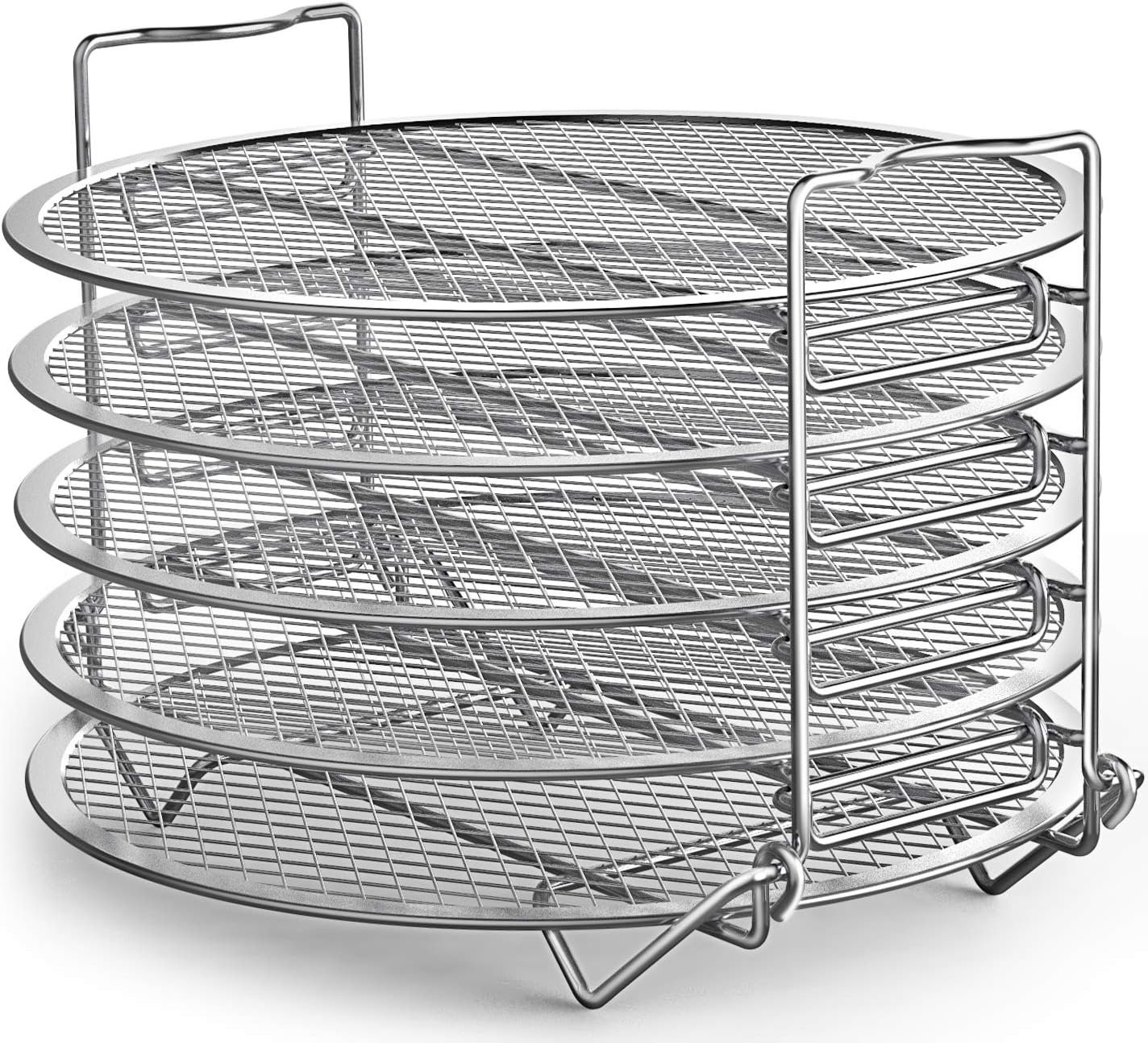 Goldlion Dehydrator Rack Stainless Steel Stand Accessories Compatible with Ninja Foodi Pressure Cooker and Air Fryer 6.5 and 8 Quart, Instant Pot Air Fryer 8 Qt Goldlion Dehydrator Rack Stainless Steel Stand Accessories Compatible with Ninja Foodi Pressure Cooker and Air Fryer 6.5 and 8 Quart, Instant Pot Air Fryer 8 Qt