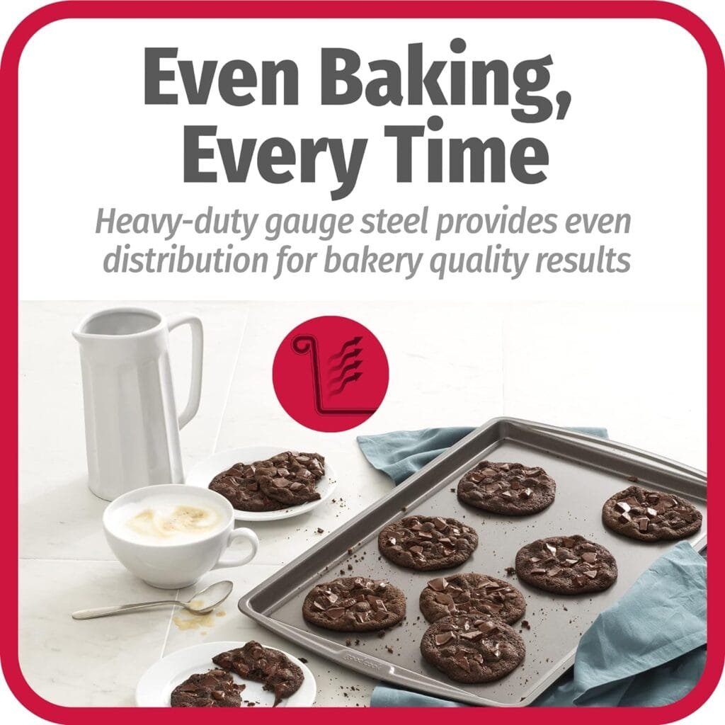 Goodcook Baking Sheet, 13 Inch x 9 Inch, Dark gray - 3 Piece Goodcook Baking Sheet, 13 Inch x 9 Inch, Dark gray - 3 Piece