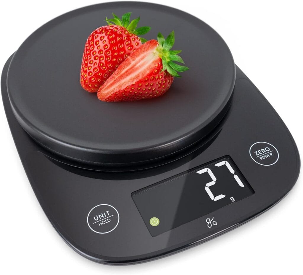 Greater Goods Premium Baking Scale - Ultra Accurate, Digital Kitchen Scale | Prep Baked Goods, Weigh Food and Coffee, or Use for Meal Prep | Four Units of Measurement | Designed in St. Louis Greater Goods Premium Baking Scale - Ultra Accurate, Digital Kitchen Scale | Prep Baked Goods, Weigh Food and Coffee, or Use for Meal Prep | Four Units of Measurement | Designed in St. Louis